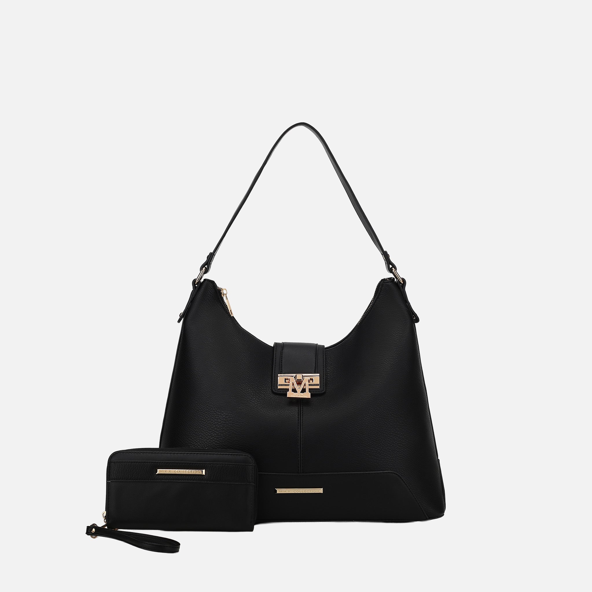 MKF Collection by Mia K. - Graciela Solid Hobo Bag and Set