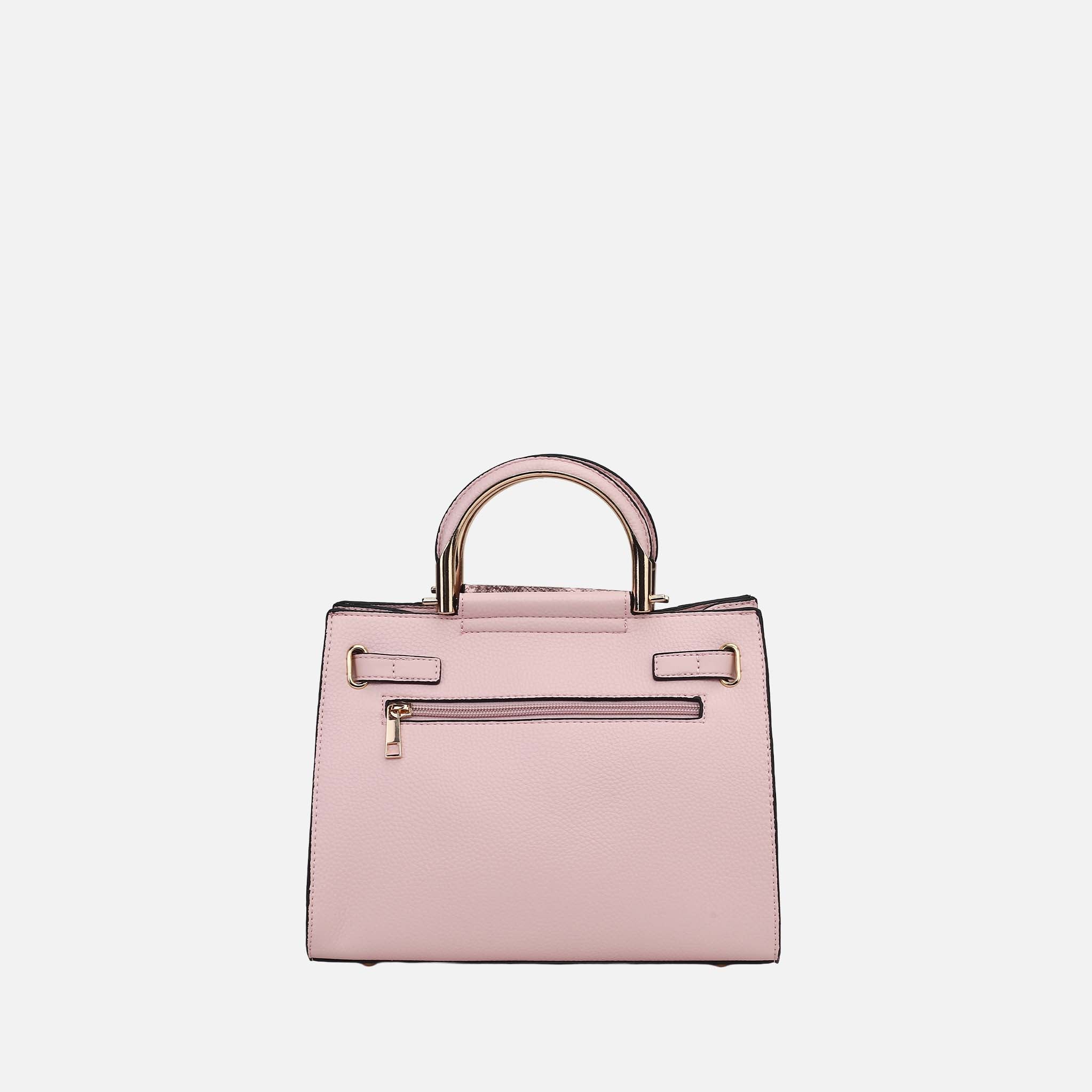 MKF Collection by Mia K. - Cassia Snake embossed Satchel Bag
