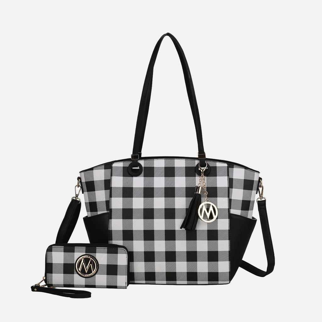 MKF Collection by Mia K. - Karlie Tote Bag and Wallet Set