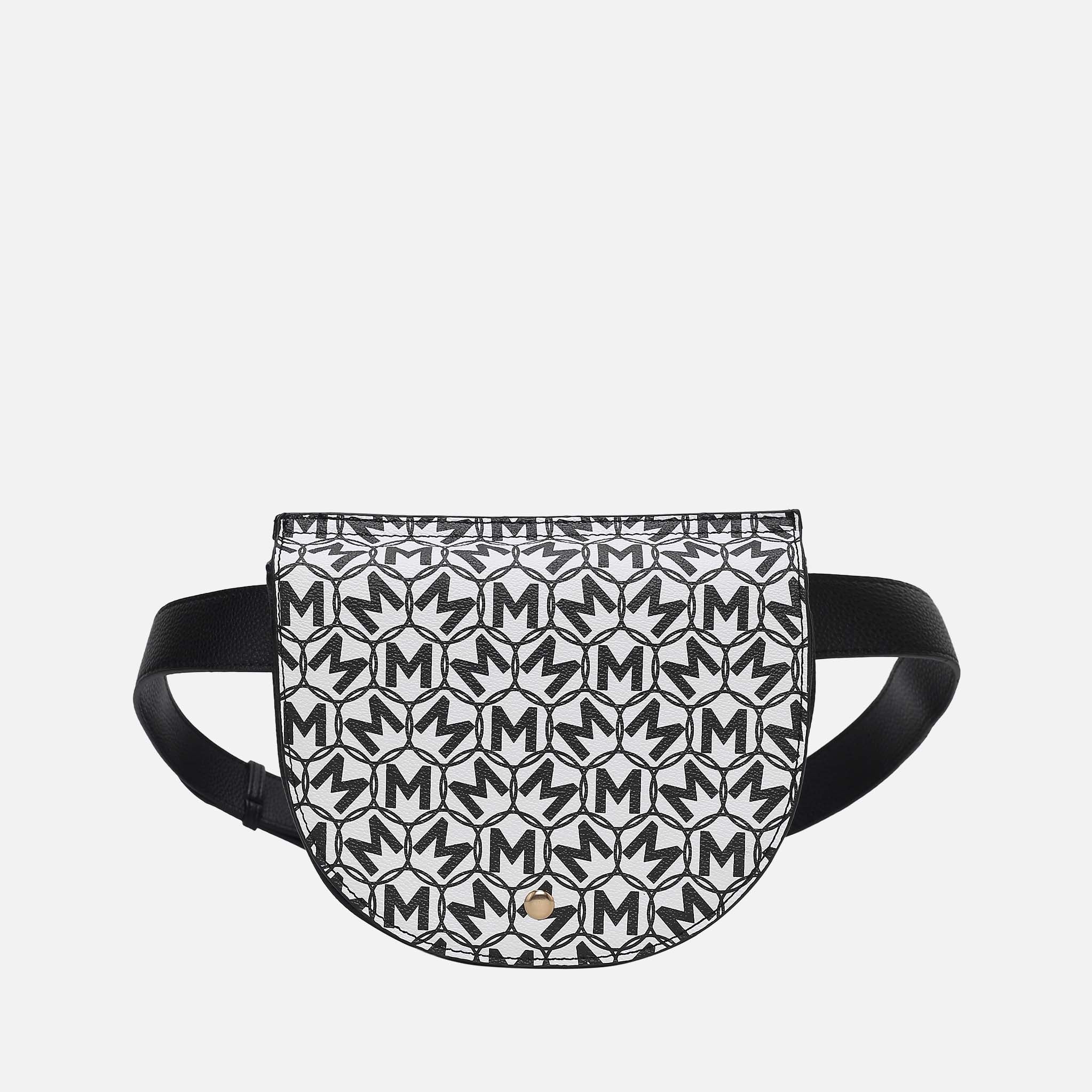 MKF Collection by Mia K. - Daksha Monogram Belt Waist Bag