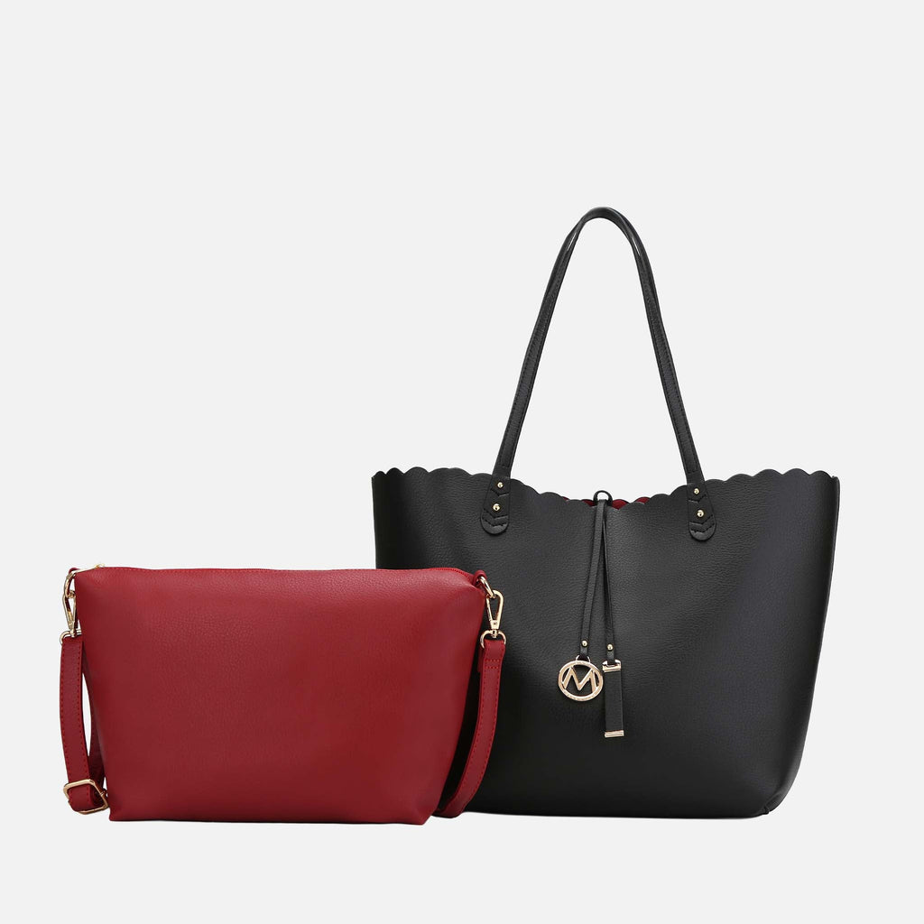 MKF Collection by Mia K. - Amahia Tote Bag and Crossbody Set
