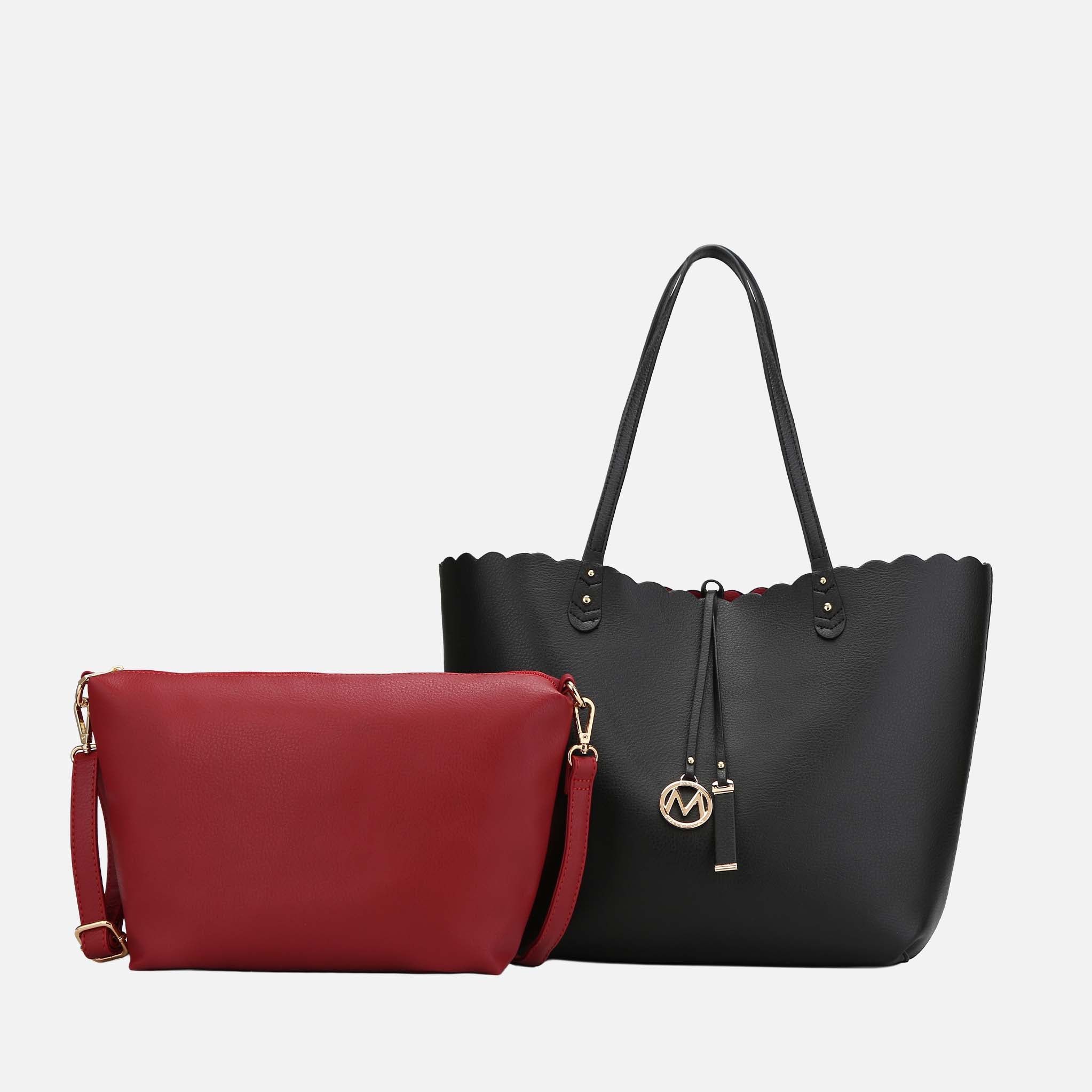 MKF Collection by Mia K. - Amahia Tote Bag and Crossbody Set