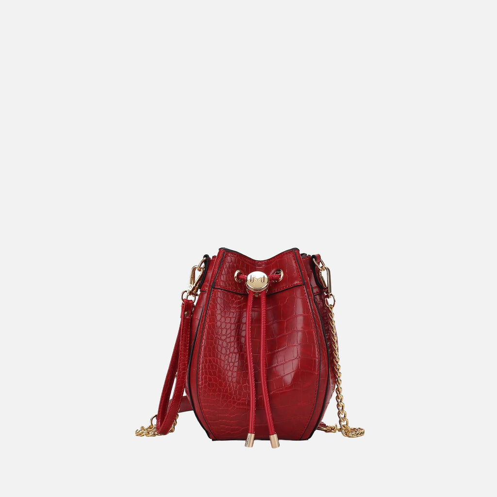 MKF Collection by Mia K. - Cassidy Embossed Bucket Bag