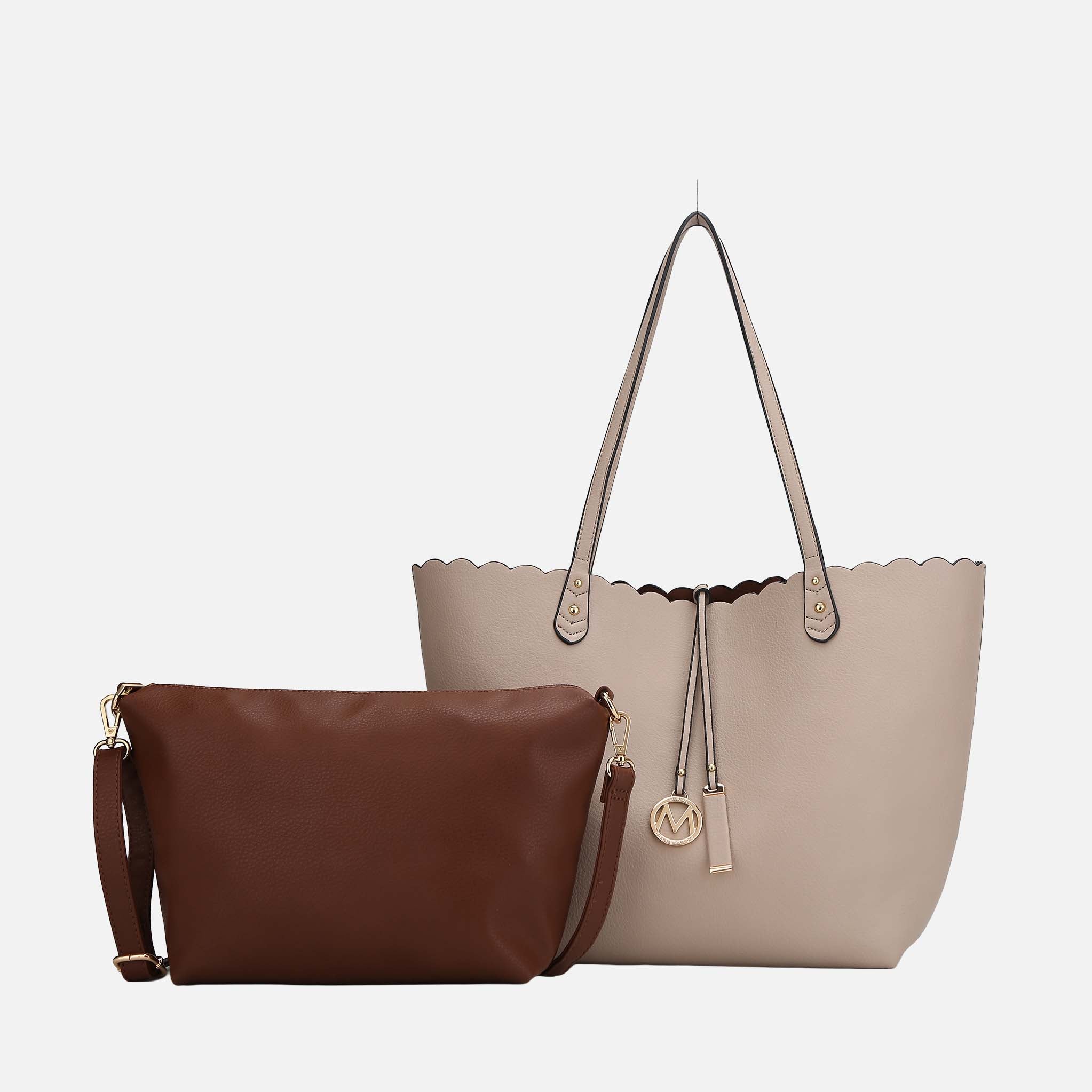 MKF Collection by Mia K. - Amahia Tote Bag and Crossbody Set