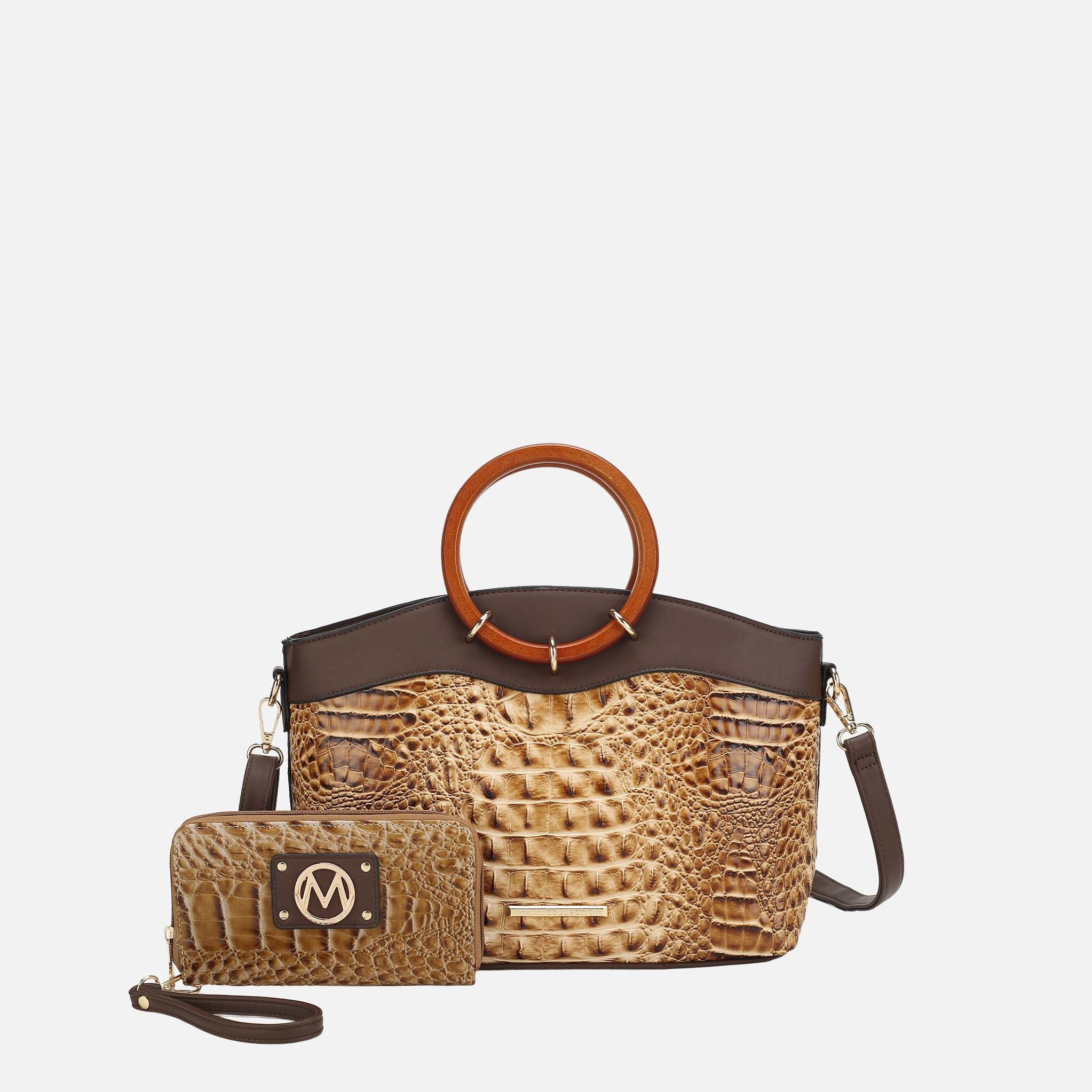 MKF Collection by Mia K. - Phoebe Tote Bag and Wallet Set
