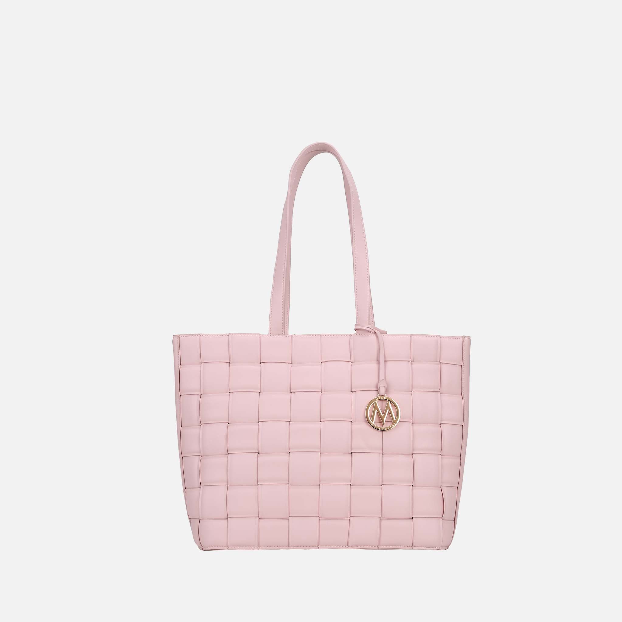 MKF Collection by Mia K. - Rowan Woven Tote Bag