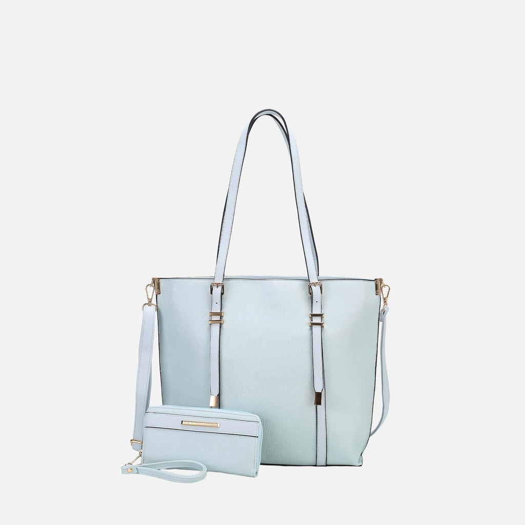 MKF Collection by Mia K. - Emery Tote Bag and Wallet Set