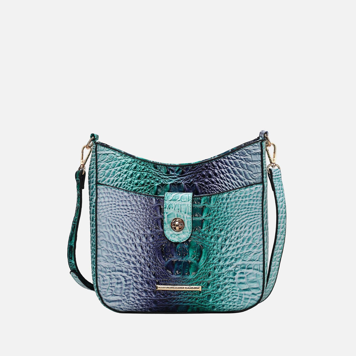 Giovana Gradient Croc Crossbody Bag