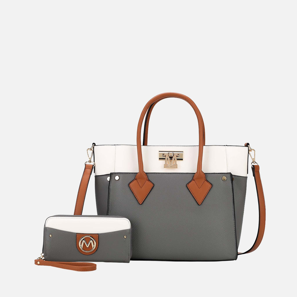 MKF Collection by Mia K. - Brynlee Tote Bag and Set