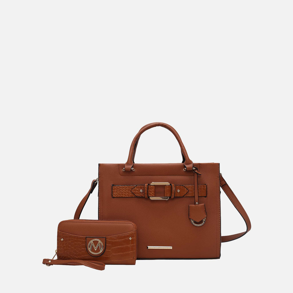 MKF Collection by Mia K. - Virginia Tote Bag and Wallet Set