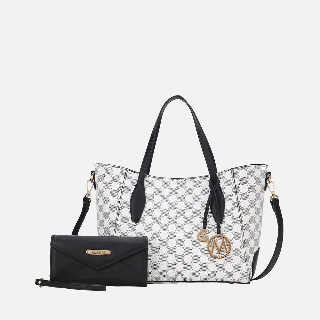 MKF Collection by Mia K. - Gianna Tote Bag and Wallet Set