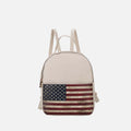 MKF Collection by Mia K. - Briella Flag Print Backpack