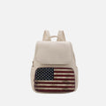 MKF Collection by Mia K. - Regina Printed Flag Backpack