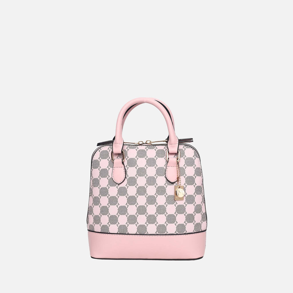 Marjorie Circular Print Satchel Bag