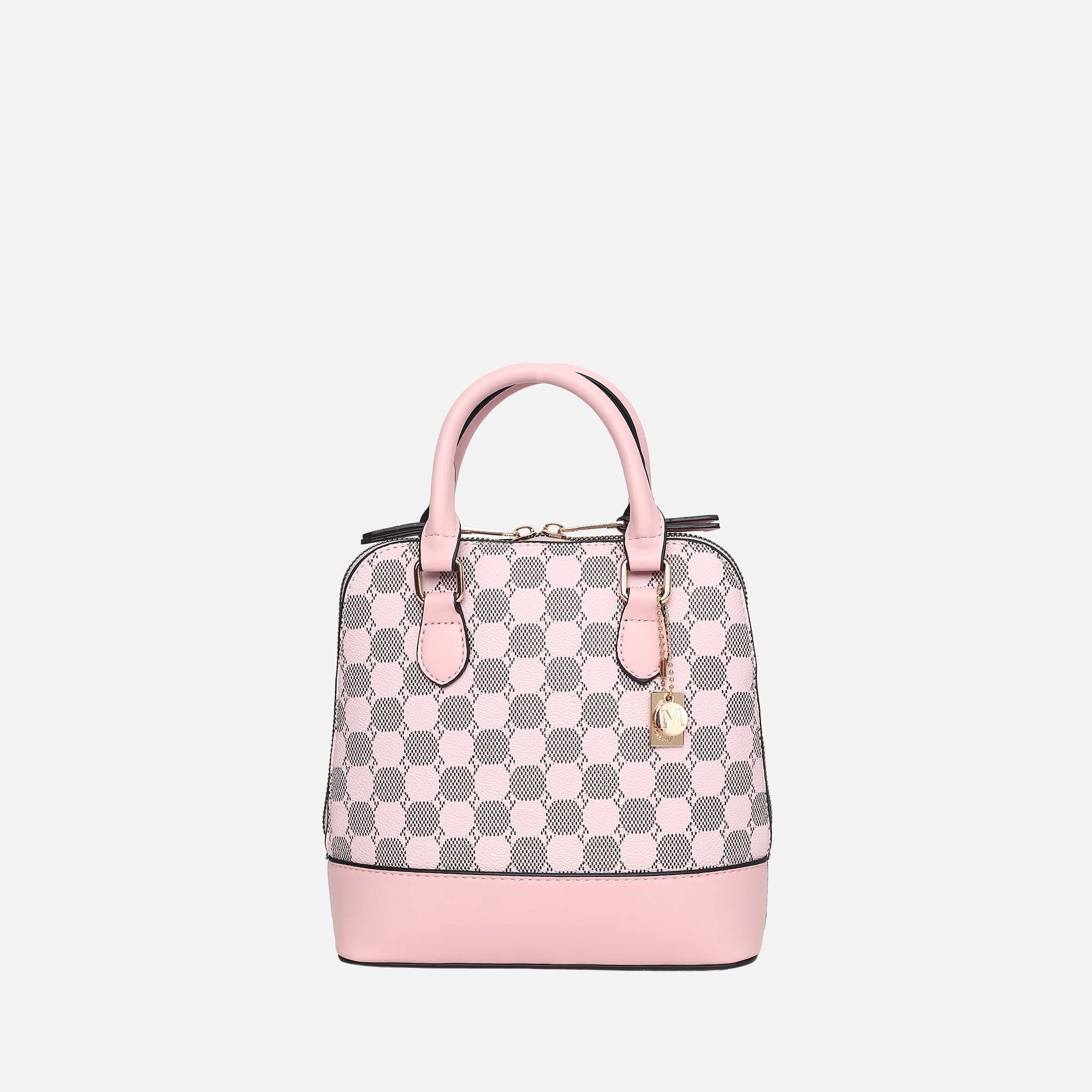 MKF Collection by Mia K. - Marjorie Circular Print Satchel Bag