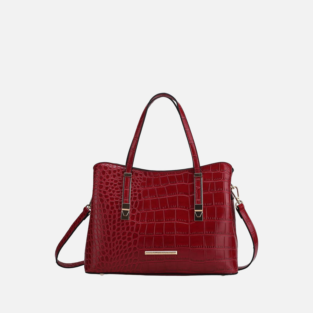 MKF Collection by Mia K. - Aurelia Embossed Shoulder Bag