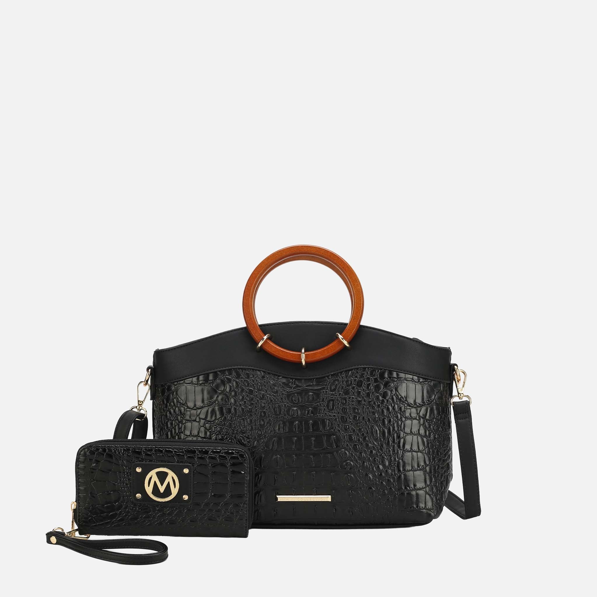 MKF Collection by Mia K. - Phoebe Tote Bag and Wallet Set