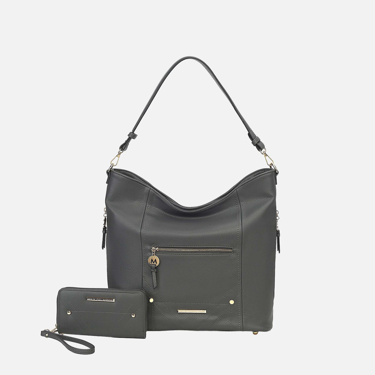 Jordina 2 PCS Shoulder Bag with Matching Wallet