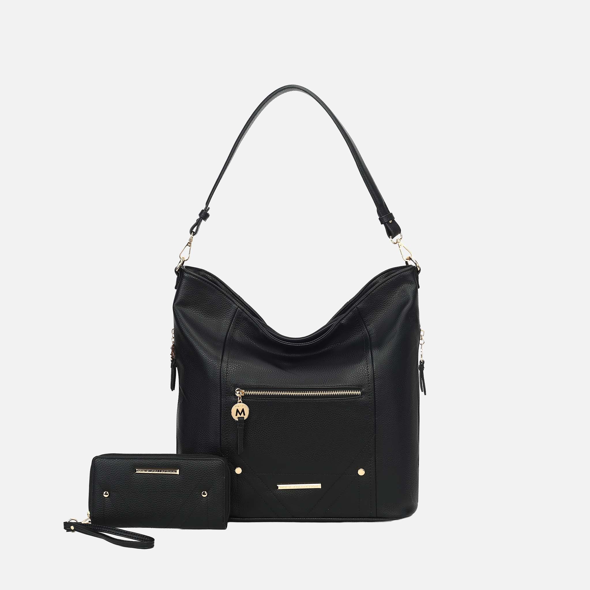 MKF Collection by Mia K. - Jordina 2 PCS Shoulder Bag with Matching Wallet