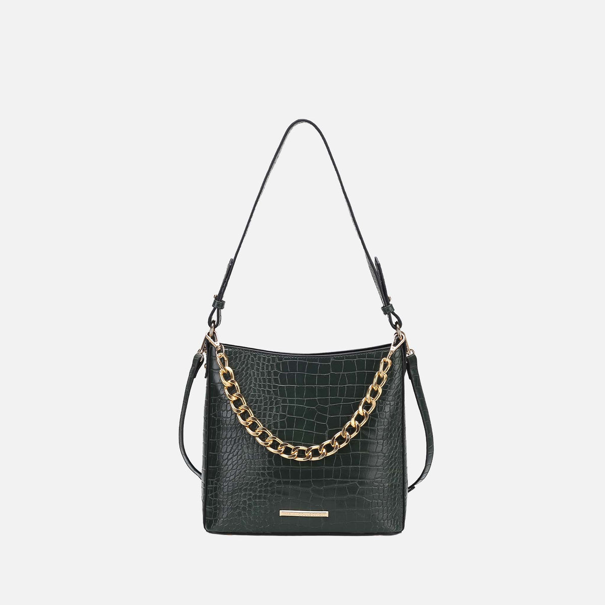 Bizzy Embossed Shoulder Bag