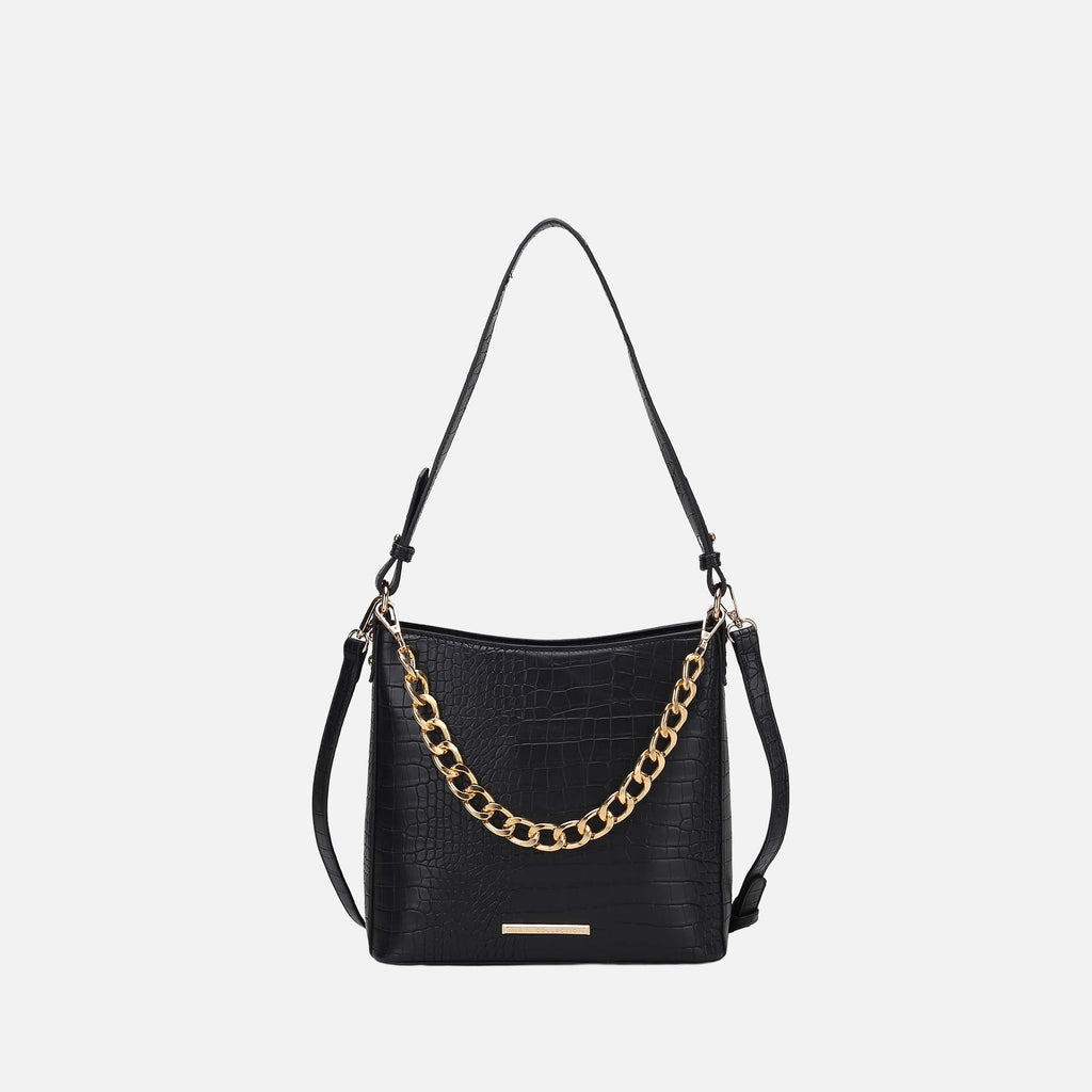 MKF Collection by Mia K. - Bizzy Embossed Shoulder Bag