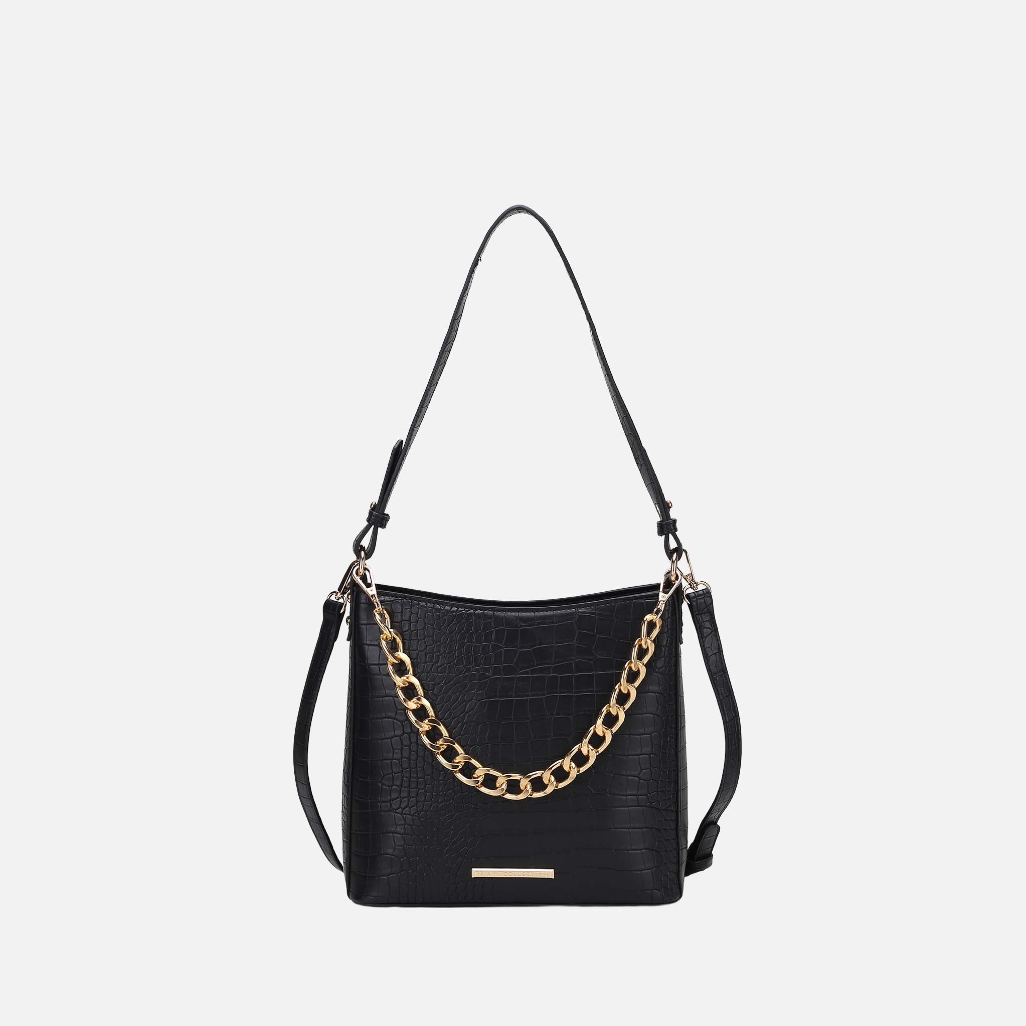 MKF Collection by Mia K. - Bizzy Embossed Shoulder Bag