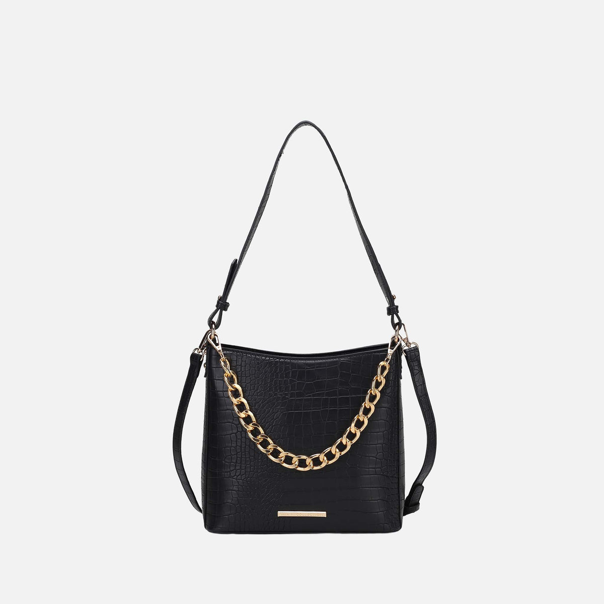 Bizzy Embossed Shoulder Bag