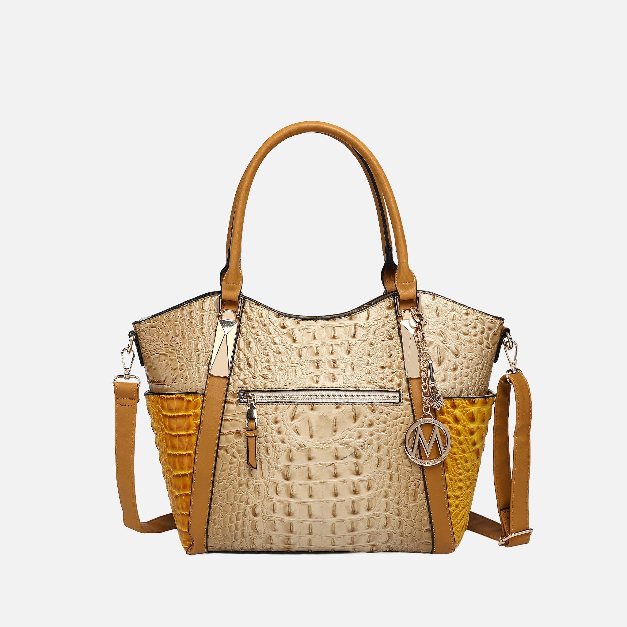 MKF Collection by Mia K. - Janise Croc Tote handbag