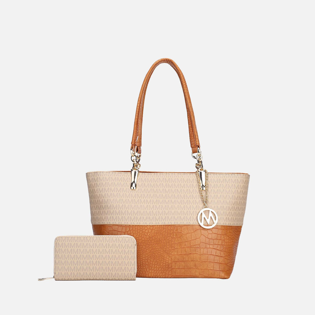 MKF Collection by Mia K. - Sasha Signature Tote Bag