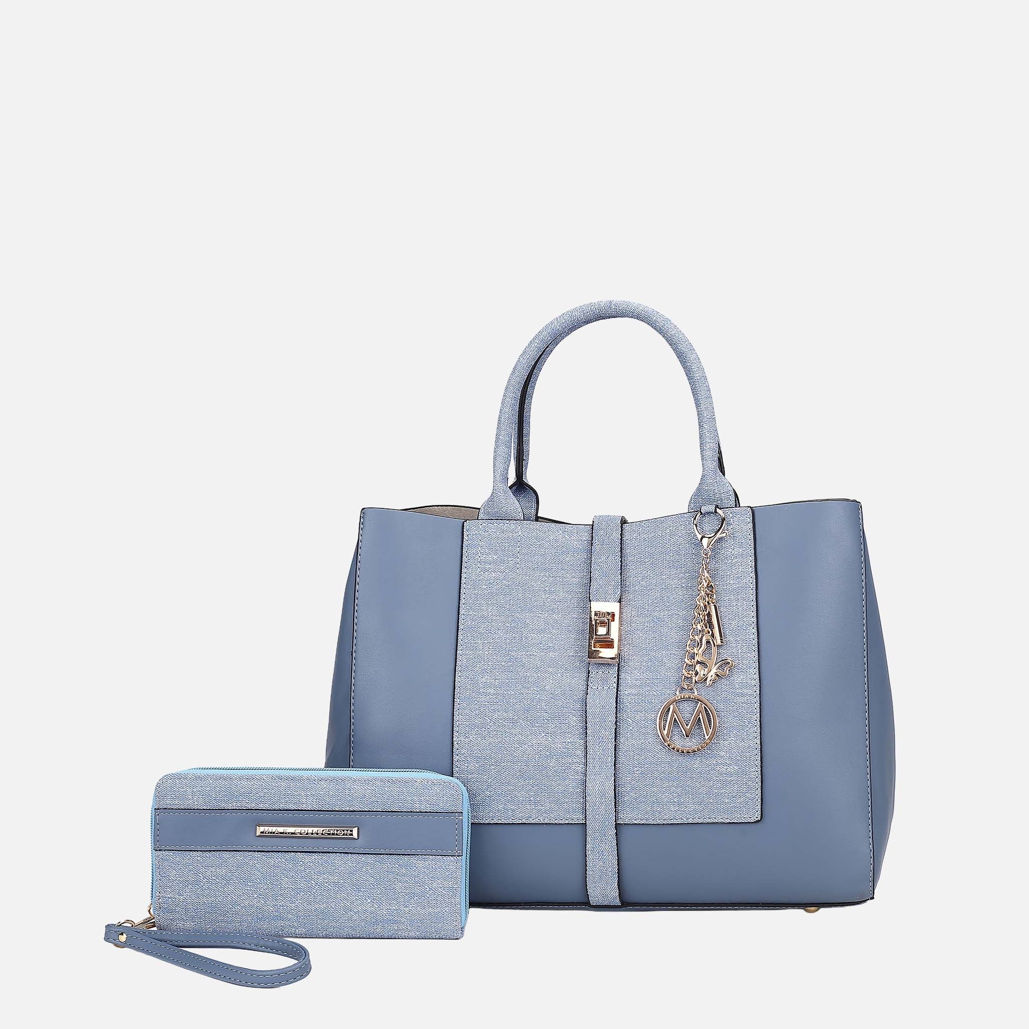 MKF Collection by Mia K. - Yola II Tote Bag and Wallet Set