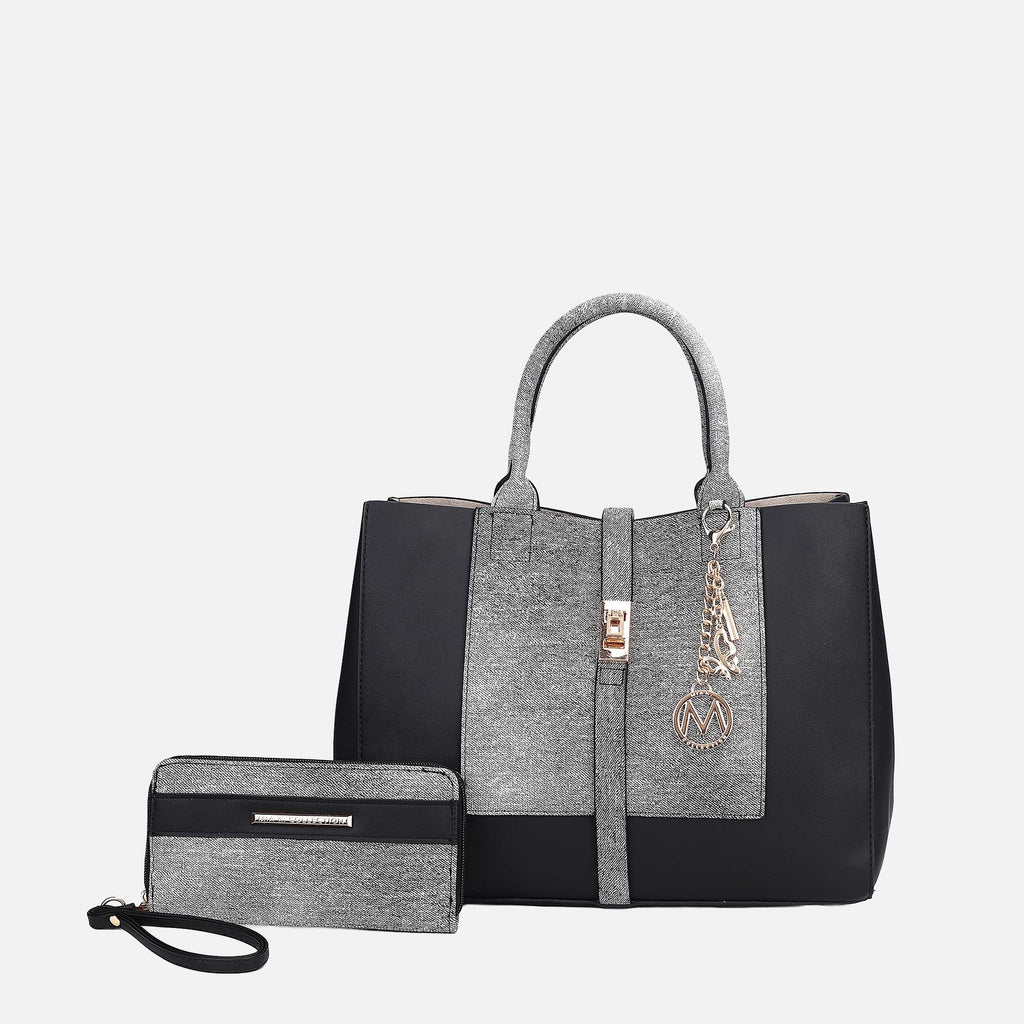 MKF Collection by Mia K. - Yola II Tote Bag and Wallet Set