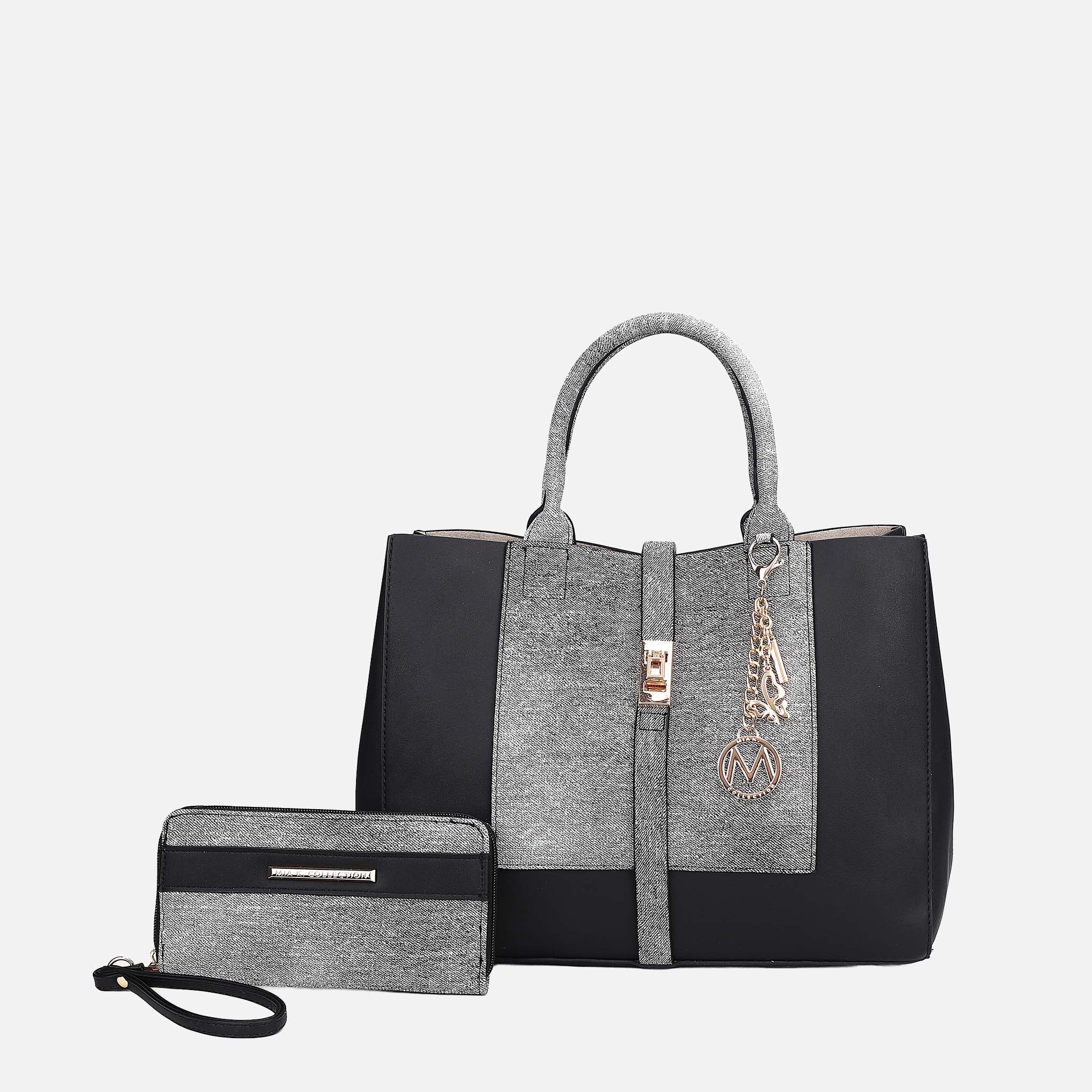 MKF Collection by Mia K. - Yola II Tote Bag and Wallet Set