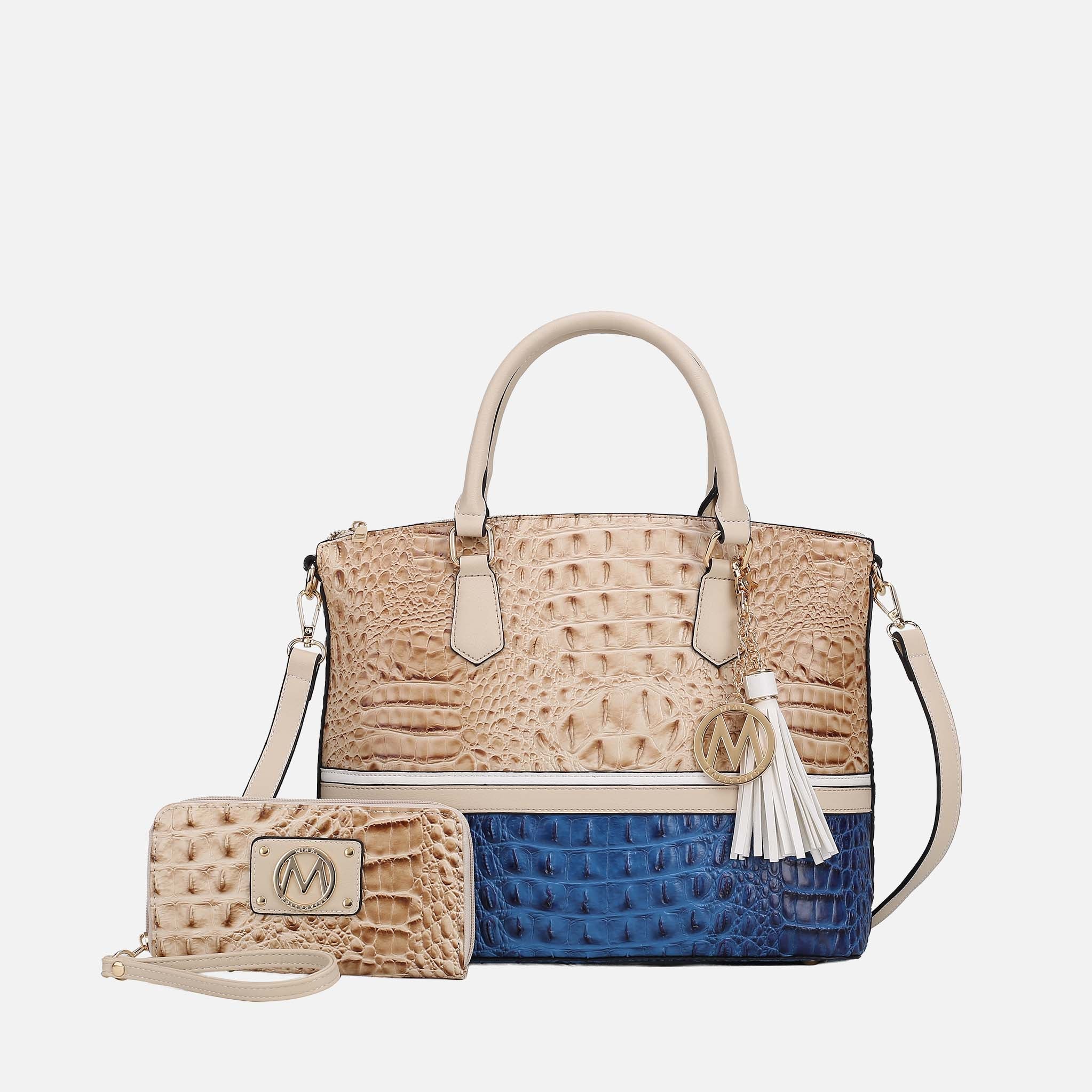 MKF Collection by Mia K. - Autumn Tote Bag and Wallet Set