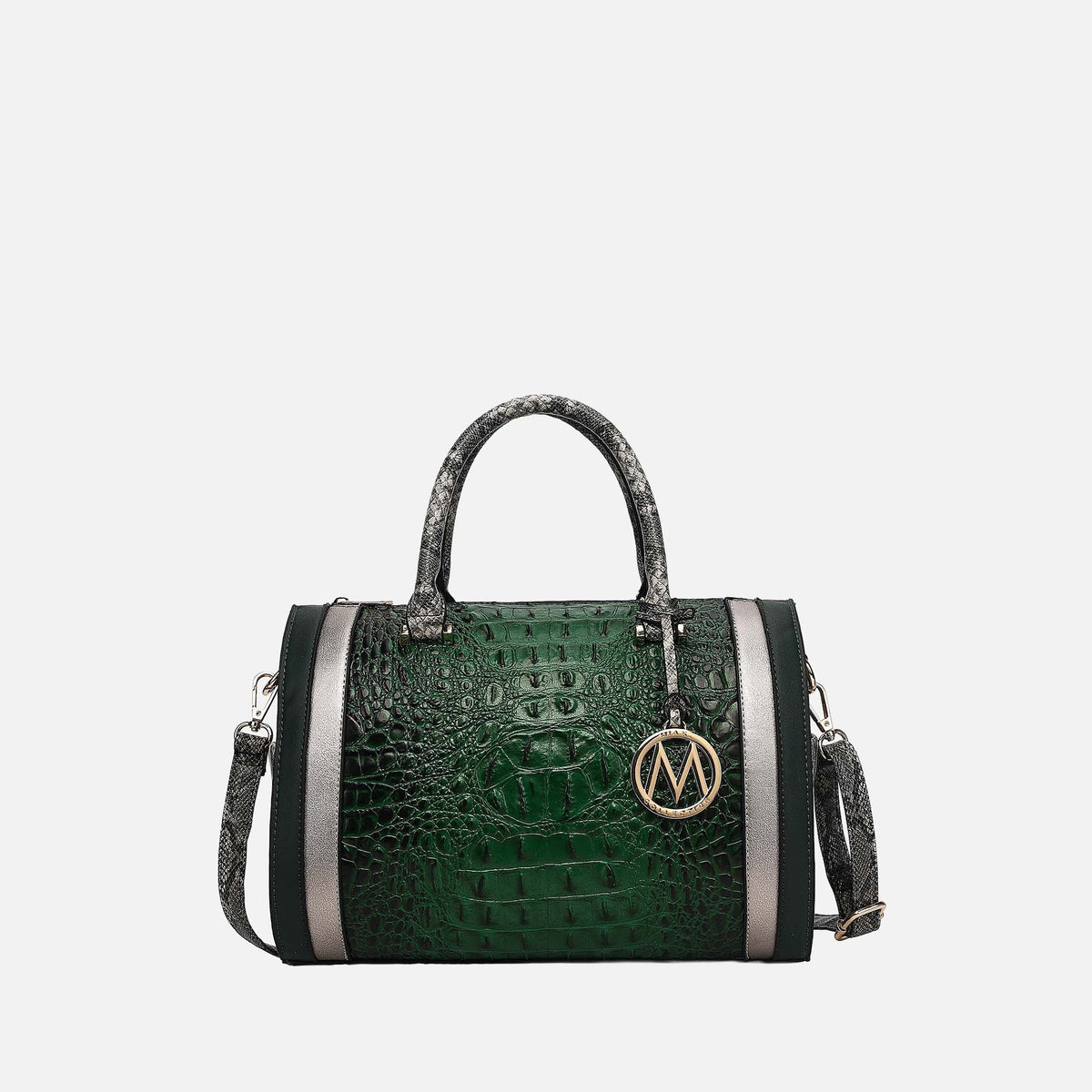 Eleanor Embossed Shoulder Bag