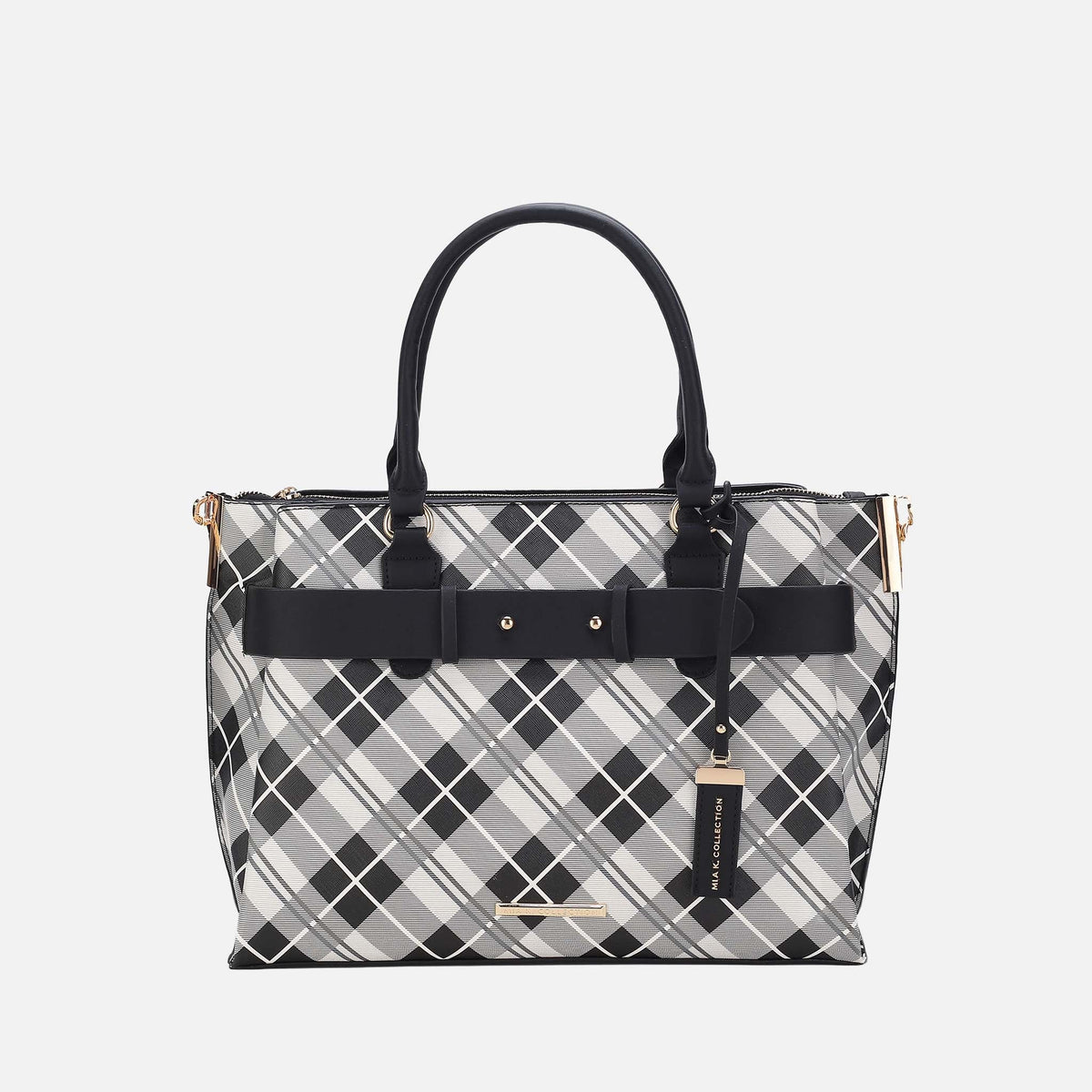 Vivian Plaid Shoulder Bag
