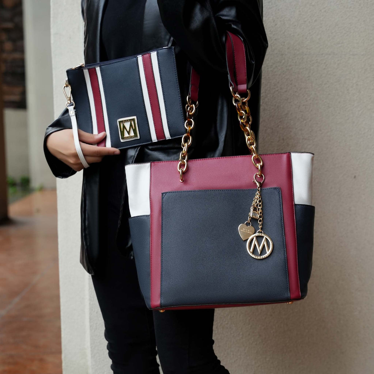 Rochelle Tote and Wristlet Set