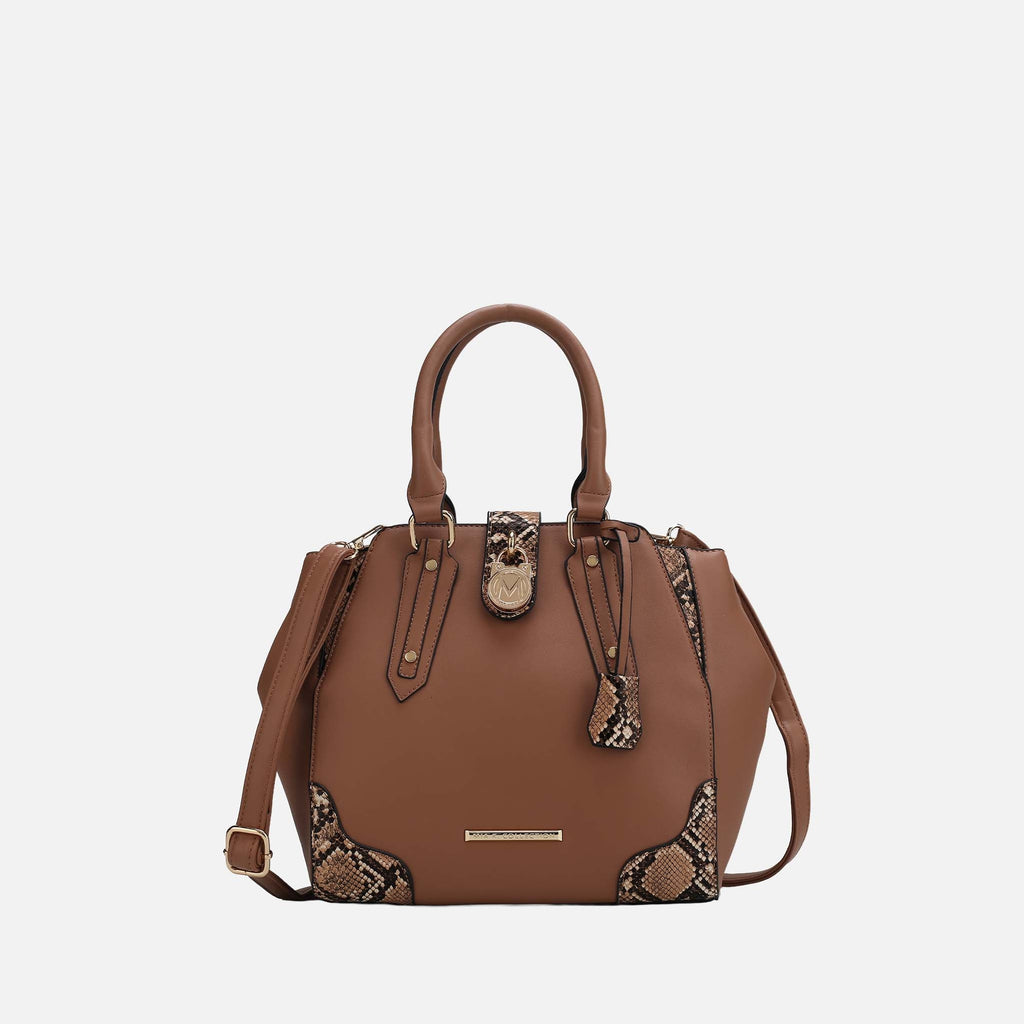 MKF Collection by Mia K. - Lorena Embossed Shoulder Bag