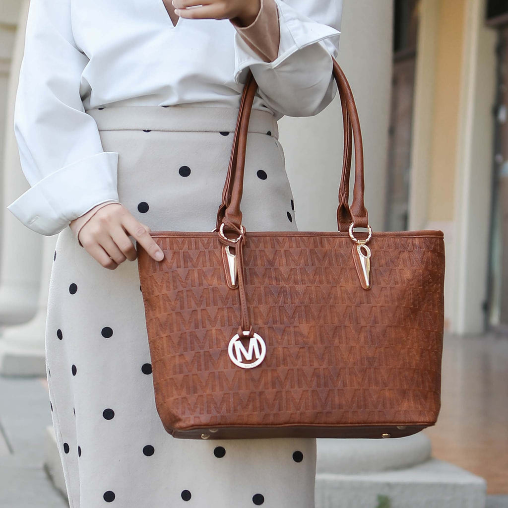 MKF Collection by Mia K. - Edelyn Signature Tote Bag and Set