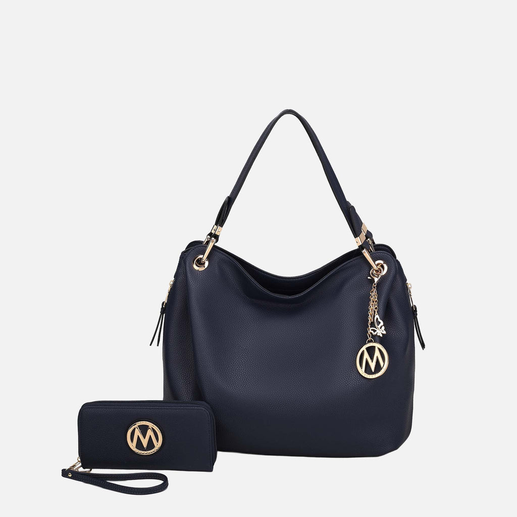 MKF Collection by Mia K. - Fabienne Hobo Bag and Wallet Set