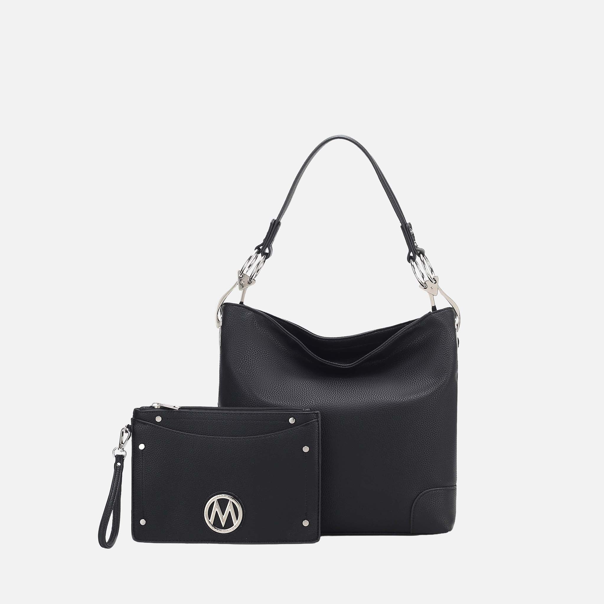 MKF Collection by Mia K. - Viviana Hobo Bag and Wristlet Set