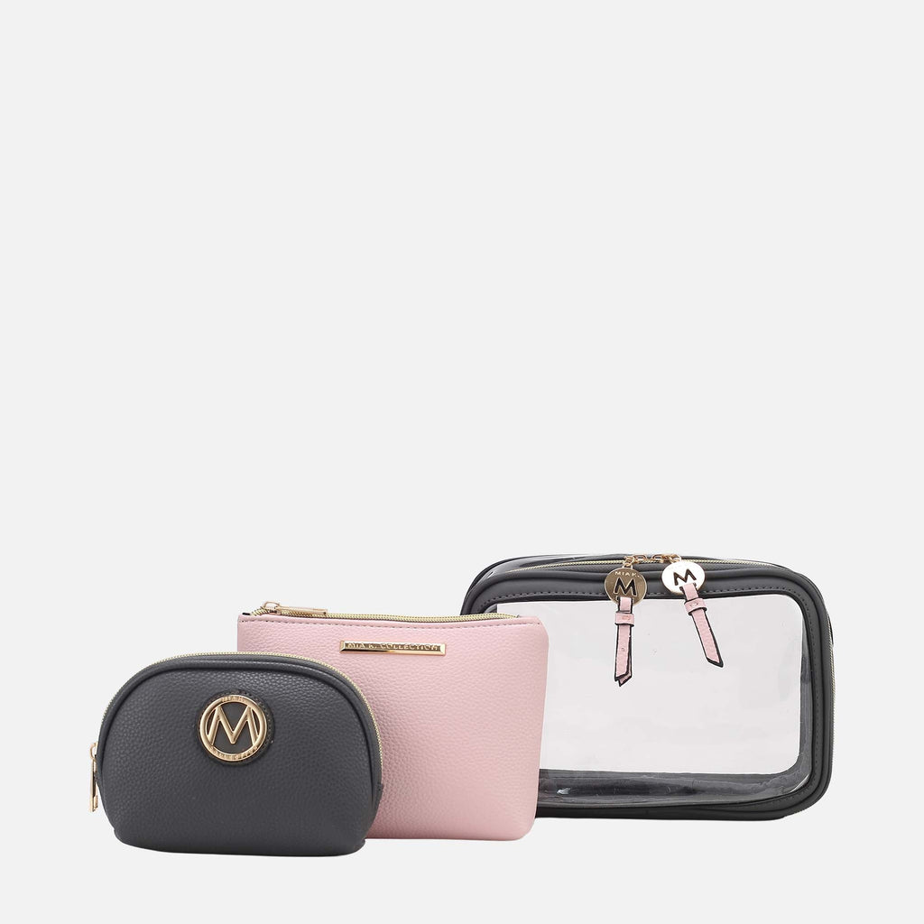 MKF Collection by Mia K. - Laura Cosmetic Case and Set
