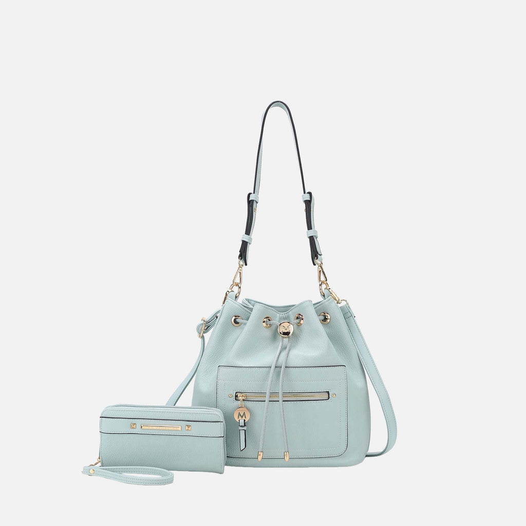 MKF Collection by Mia K. - Larissa Bucket Bag and Wallet Set