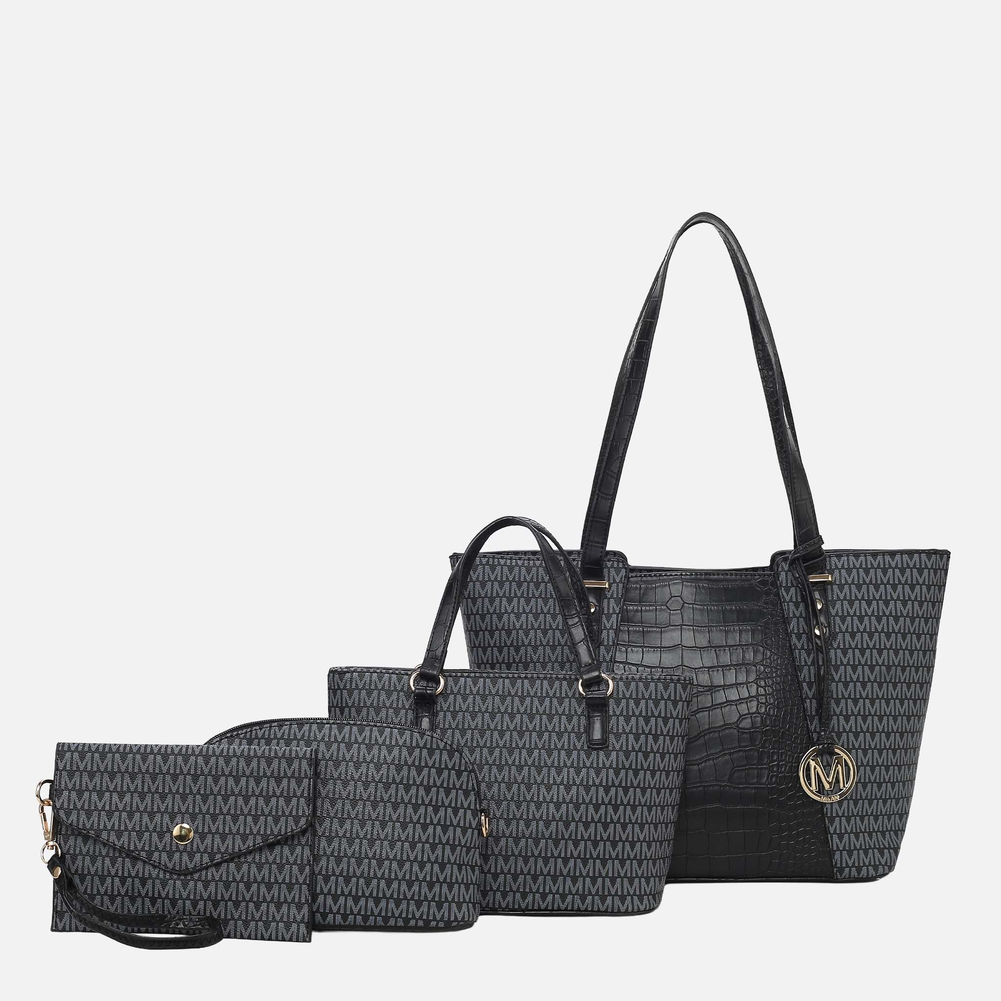 MKF Collection by Mia K. - Lippa M Signature Tote and Set