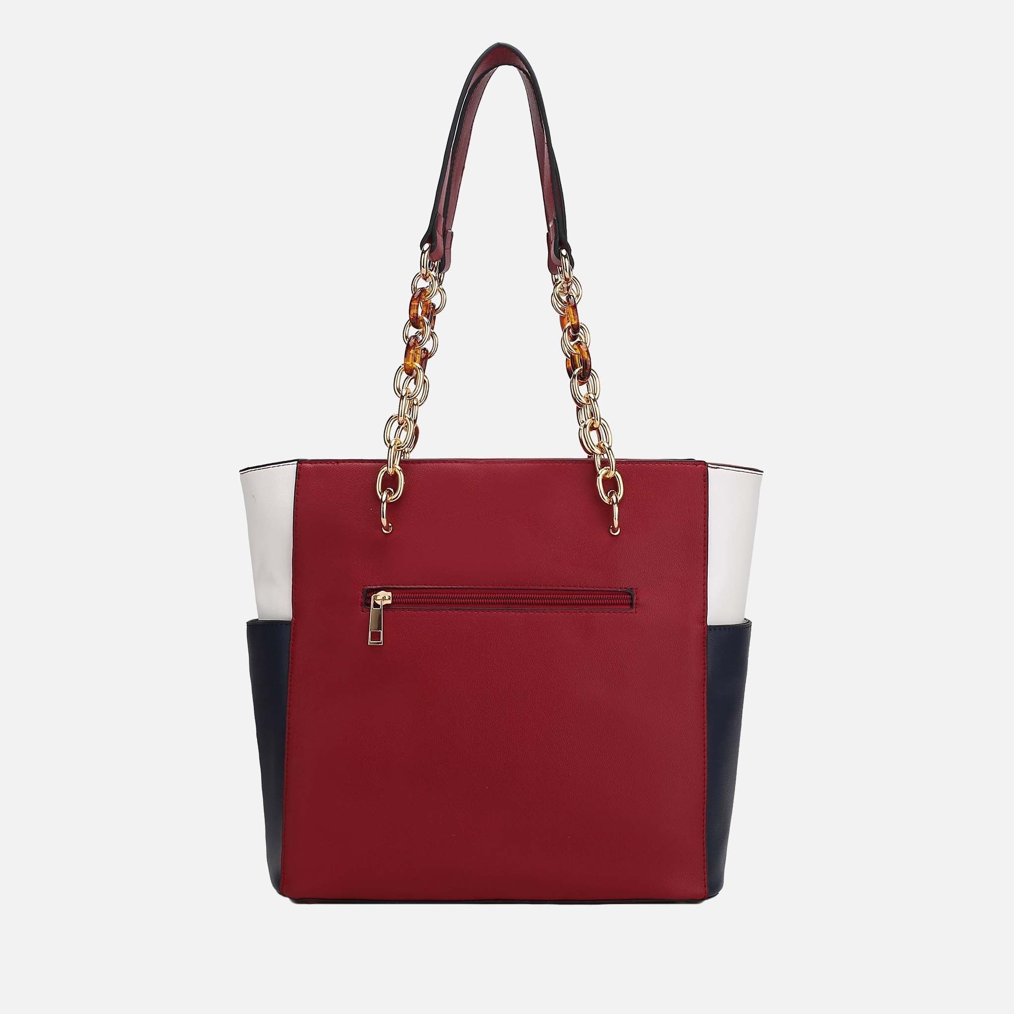 MKF Collection by Mia K. - Rochelle Tote and Wristlet Set