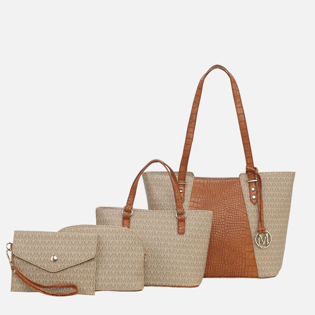 MKF Collection by Mia K. - Lippa M Signature Tote and Set