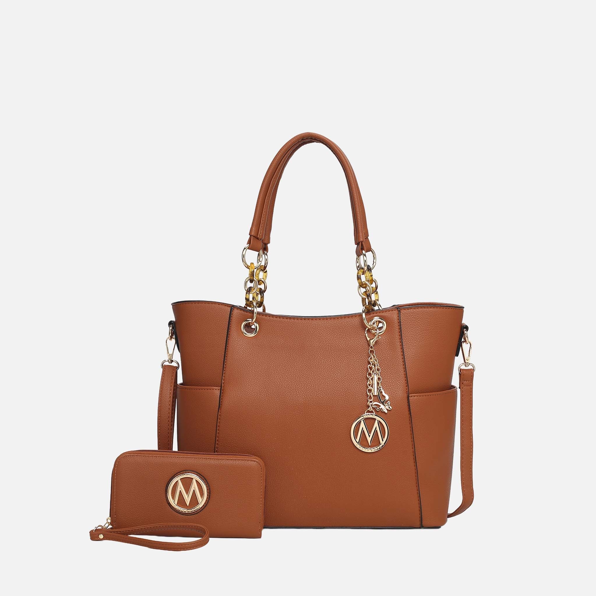 MKF Collection by Mia K. - Bonita Tote Bag and Wallet Set