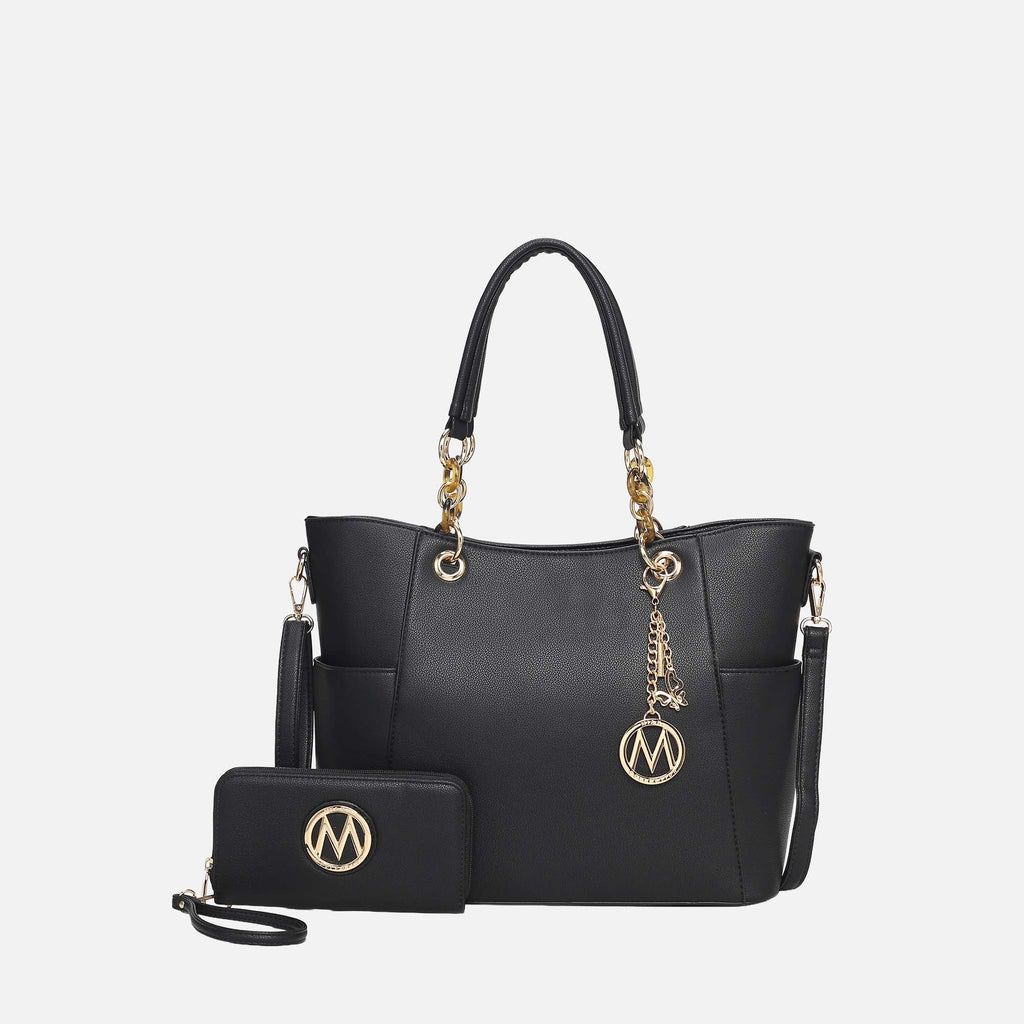 MKF Collection by Mia K. - Bonita Tote Bag and Wallet Set