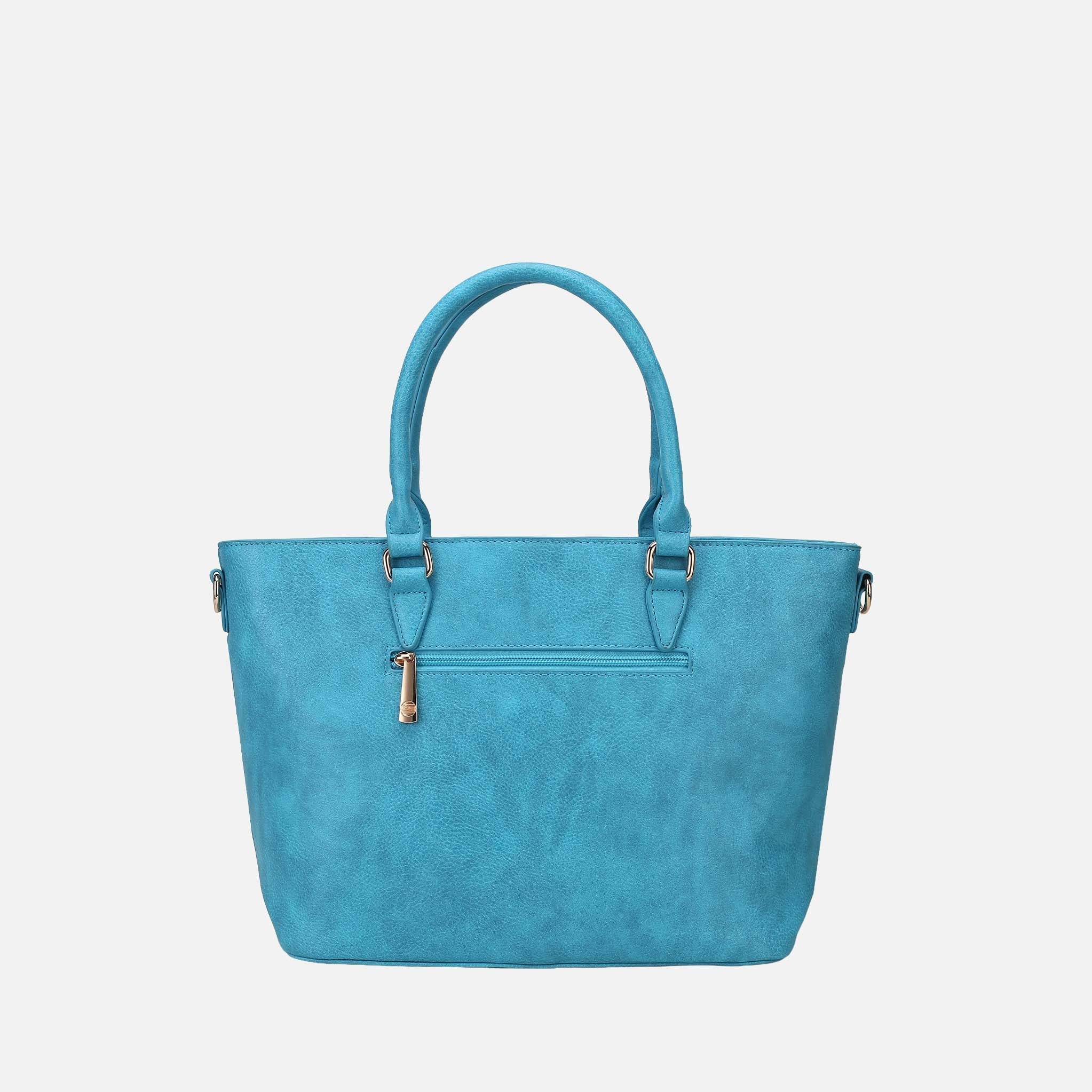 MKF Collection by Mia K. - Lilian Printed Flag Tote Bag