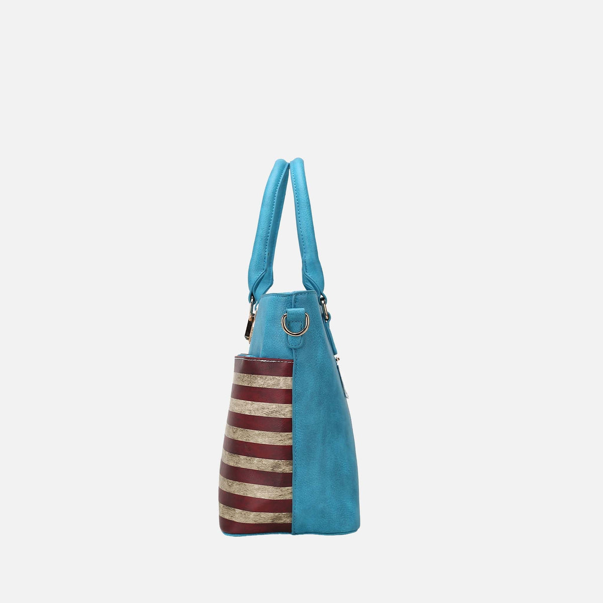 Lilian Printed Flag Tote Bag