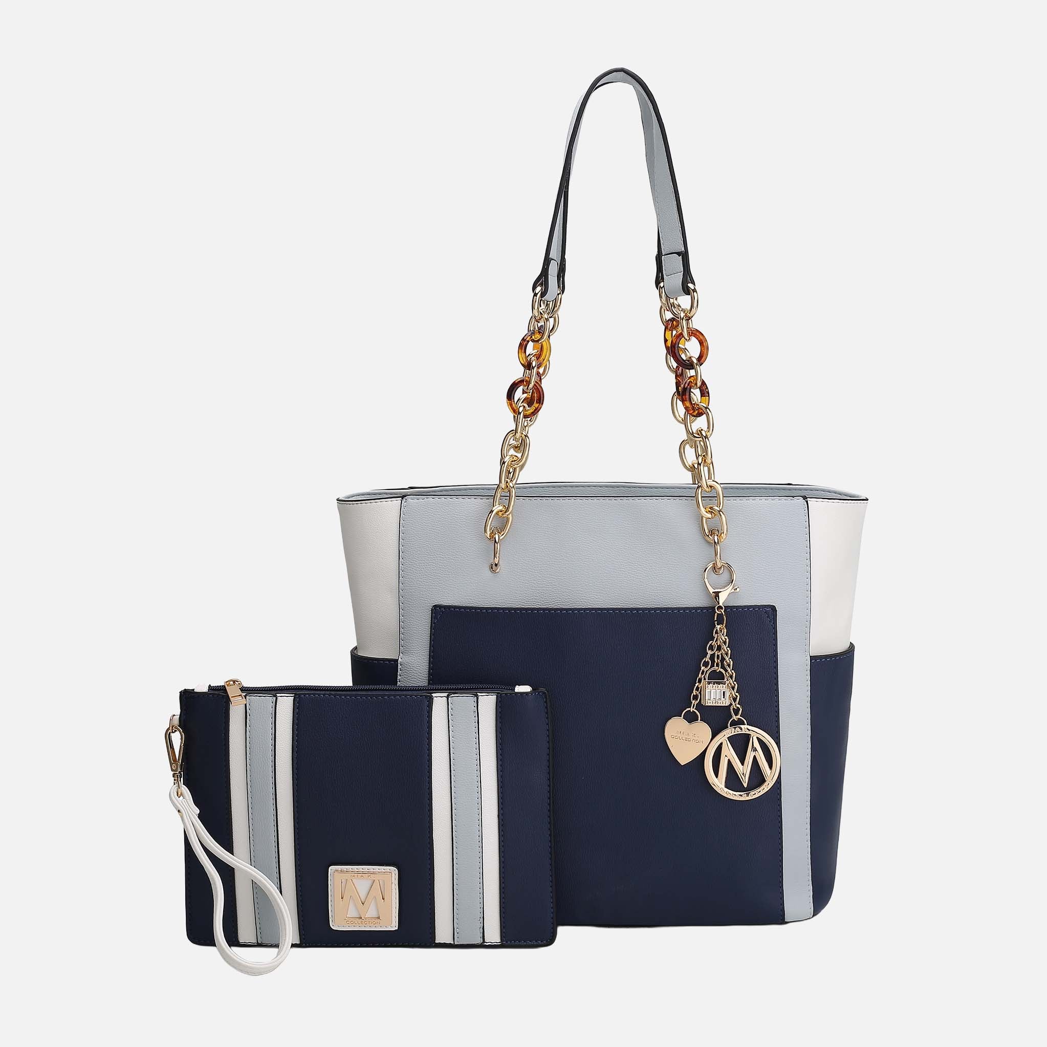 MKF Collection by Mia K. - Rochelle Tote and Wristlet Set